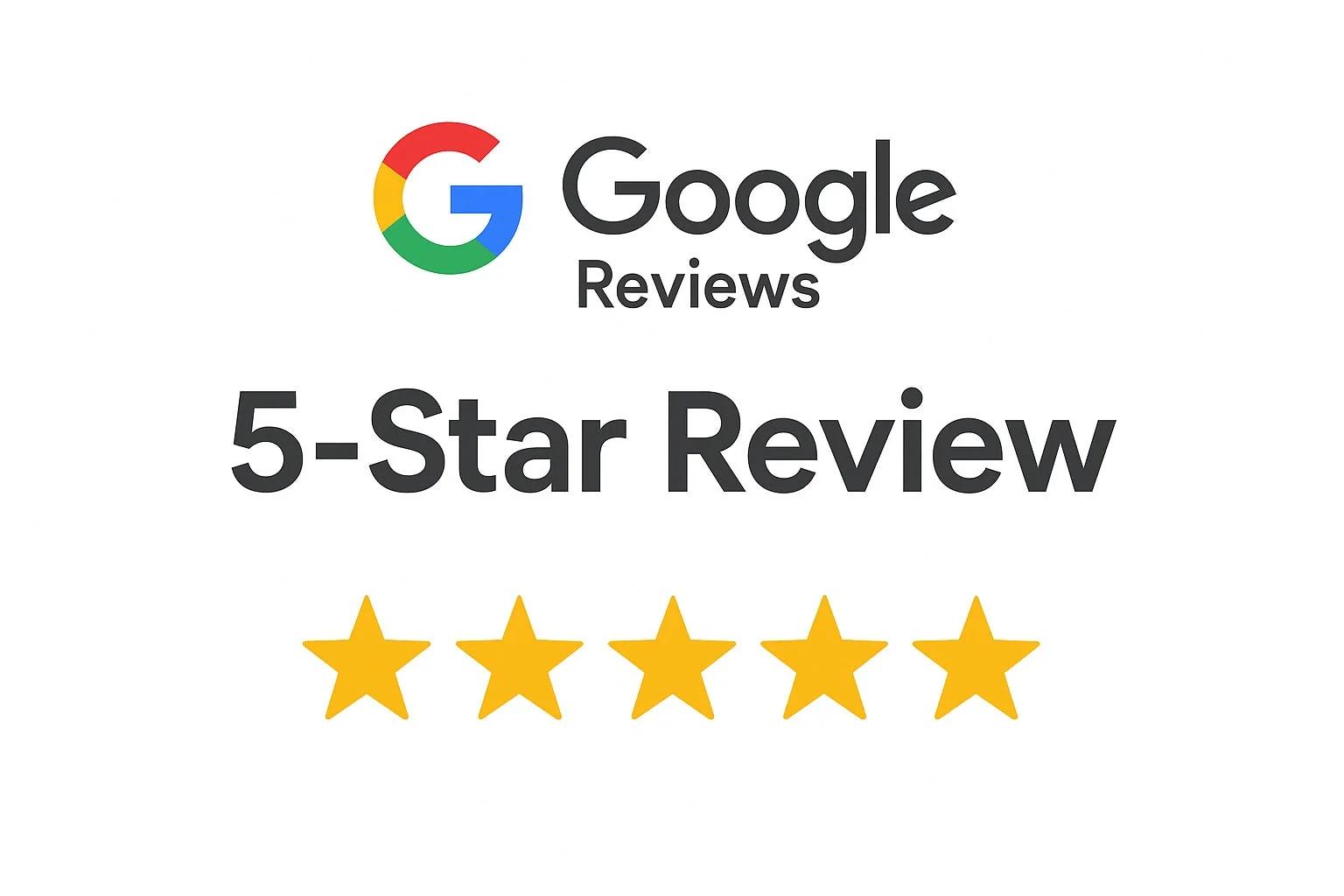Google Customer Reviews - 5 stars